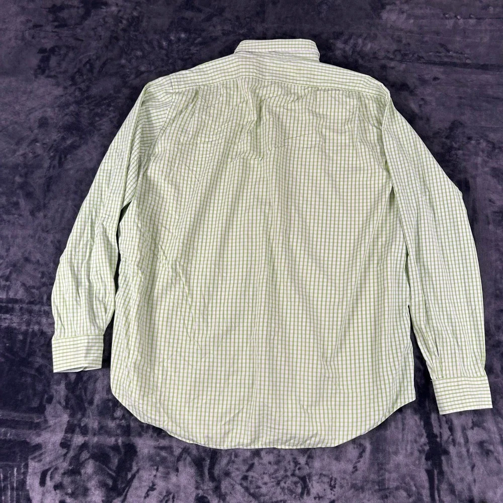 Polo Ralph Lauren Button Down Shirt Mens XL Green‎ Performance Long Sleeve